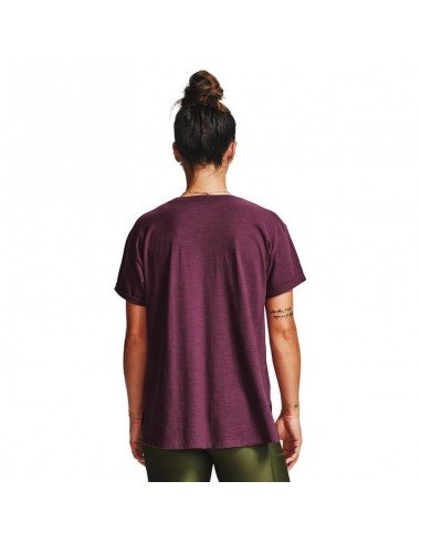 T-SHIRT UA PROJECT ROCK FEMME VIOLET