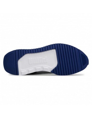 CHAUSSURES PUMA R78 JUNIOR BLANC BLEU