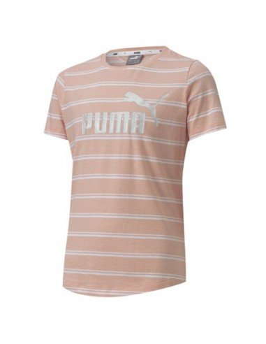 T-SHIRT FILLE ESS+ STRIPED TEE G