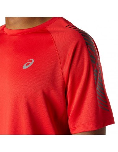 T-shirt Asics Icon ROUGE HOMME