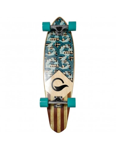 SKATE UP2GLIDE MINI LONGBOARD JUNGLE ADULTES