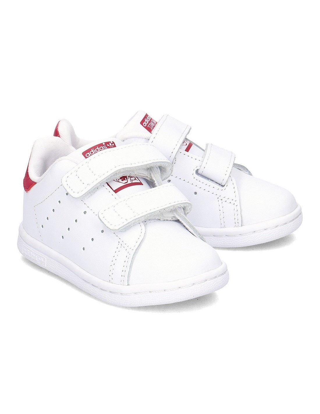 CHAUSSURES STAN SMITH CF I BEBE BLANC ROSE