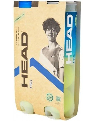 BALLES de tennis HEAD PRO lot de 2 tubes