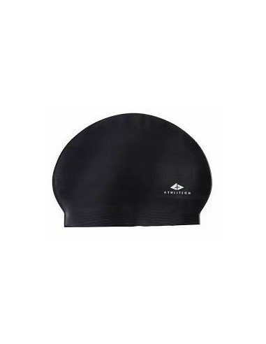 BONNET DE NATATION ADULTES LATEX GO NOIR