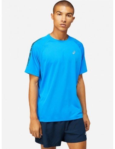 T-SHIRT ASICS ICON SS TOP BLEU HOMME