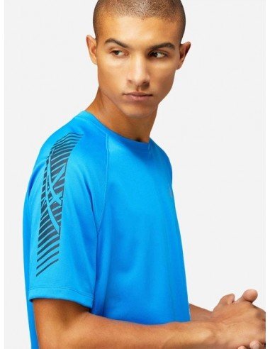 T-SHIRT ASICS ICON SS TOP BLEU HOMME