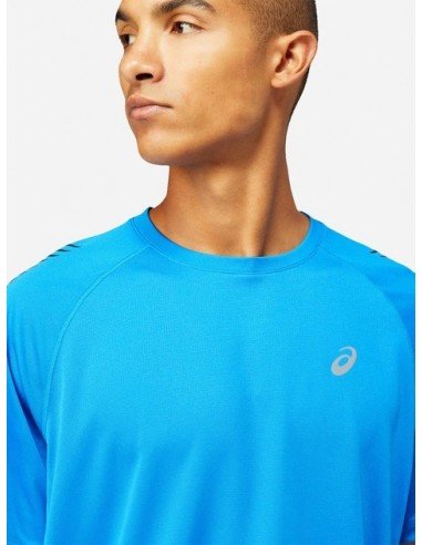 T-SHIRT ASICS ICON SS TOP BLEU HOMME
